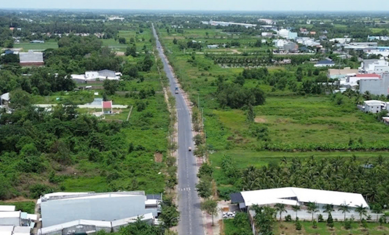 Cận cảnh tuyến đường số 1 bị thanh tra lại ở Trà Vinh (cũ) -3