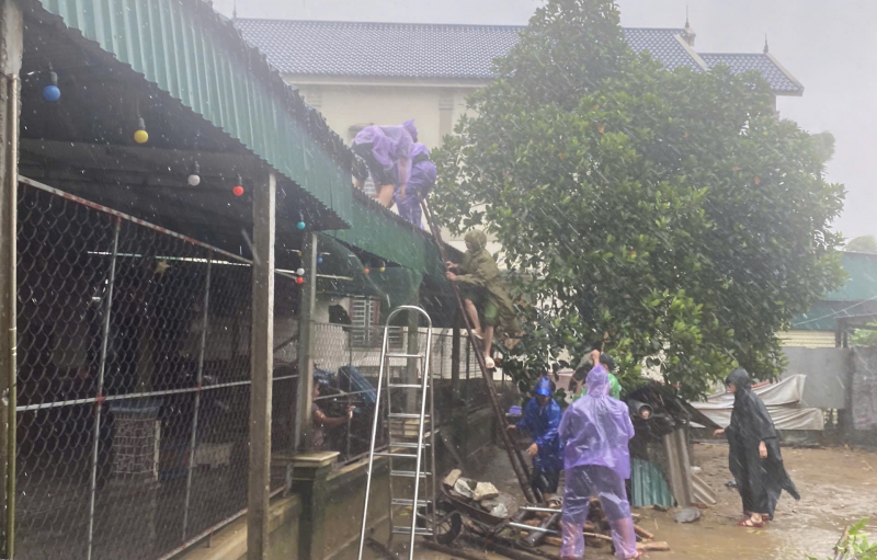 Những thiệt hại ban đầu tại Nghệ An do bão số 5 gây ra -0