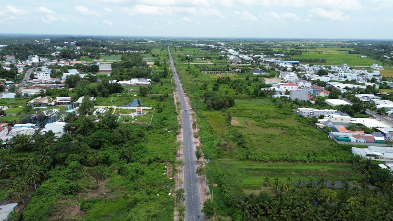 Cận cảnh tuyến đường số 1 bị thanh tra lại ở Trà Vinh (cũ) -4