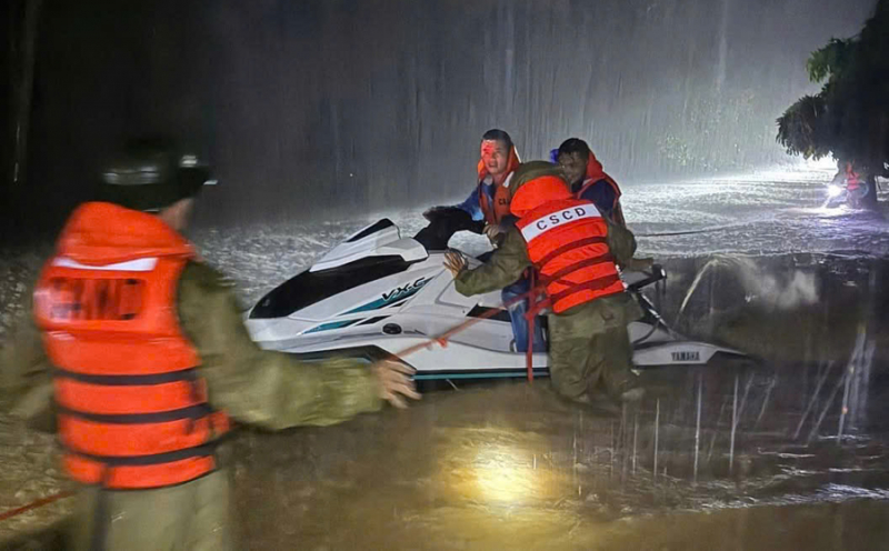 Công an tỉnh Thanh Hóa đã huy động 100% lực lượng ứng phó mưa lũ -0