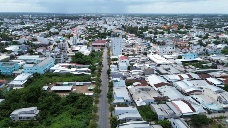Cận cảnh tuyến đường số 1 bị thanh tra lại ở Trà Vinh (cũ) -5