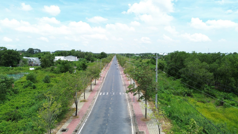 Cận cảnh tuyến đường số 1 bị thanh tra lại ở Trà Vinh (cũ) -6