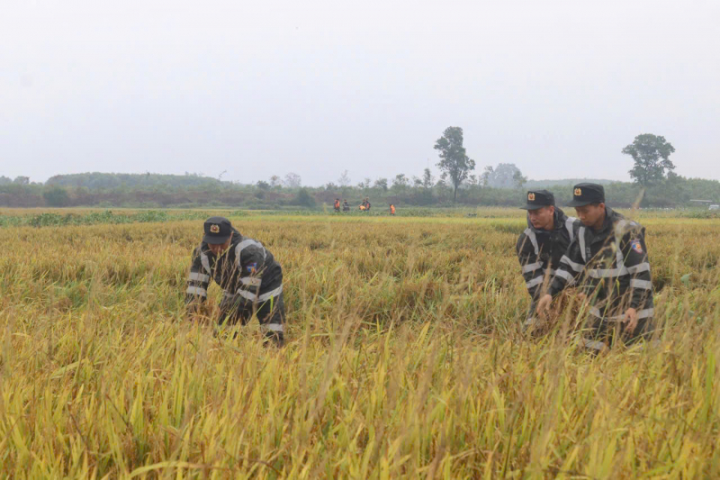Trung đoàn CSCĐ Bắc Trung Bộ ra quân giúp nhân khắc phục hậu quả sau bão số 5 -0