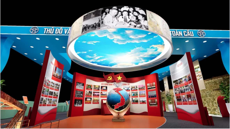 Tái hiện hình ảnh “Thủ đô văn hiến, anh hùng” qua hàng trăm hình ảnh, hiện vật tiêu biểu -0