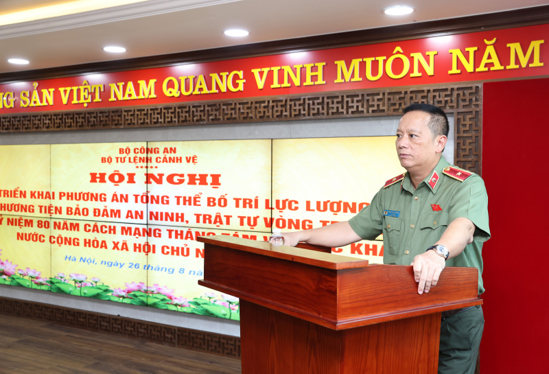 Bộ Tư lệnh Cảnh vệ triển khai phương án bảo đảm ANTT Lễ kỷ niệm A80 -0