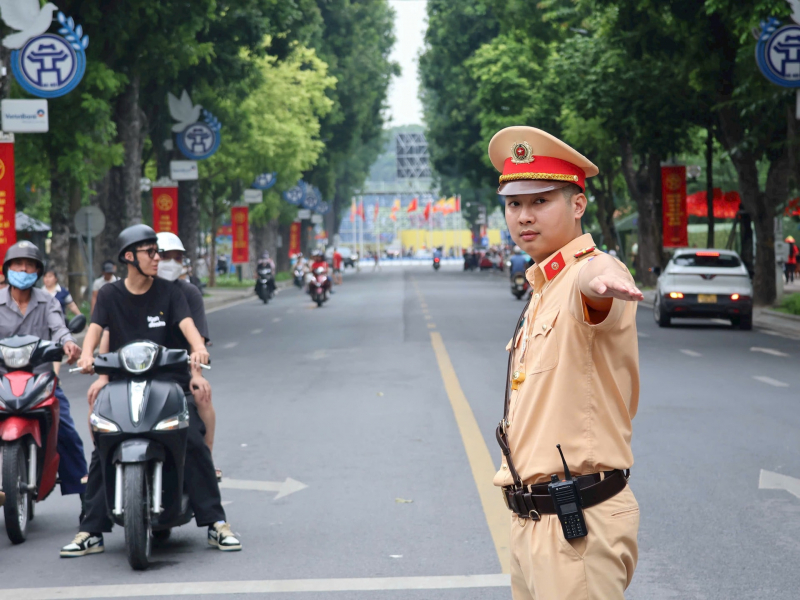 Hà Nội: Cấm đường phục vụ sơ duyệt A80 từ 12h ngày 27/8 -0