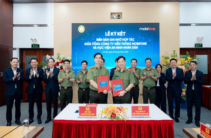 MobiFone và Học viện An ninh nhân dân chung tay phát triển nguồn nhân lực an ninh số -0