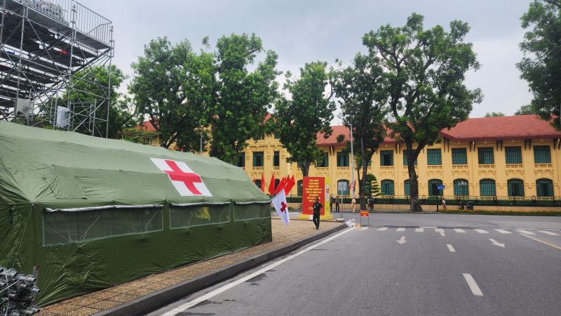 Sẵn sàng đảm bảo y tế cho buổi sơ duyệt A80 -0