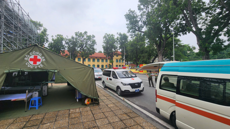 Sẵn sàng đảm bảo y tế cho buổi sơ duyệt A80 -0