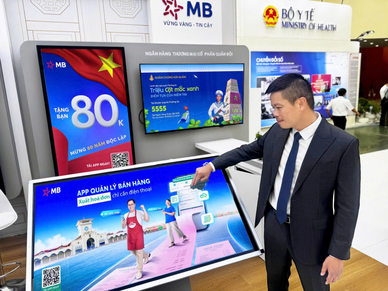 MB tham gia Triển lãm Thành tựu đất nước A80 – Khẳng định mục tiêu đồng hành phát triển cùng quốc gia -0