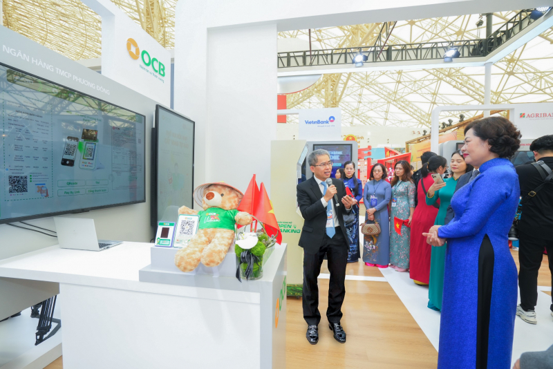 Mô hình ngân hàng mở Open Banking của OCB nổi bật tại Triển lãm A80 -0