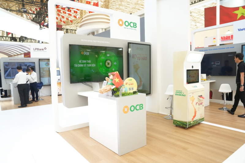 Mô hình ngân hàng mở Open Banking của OCB nổi bật tại Triển lãm A80 -0