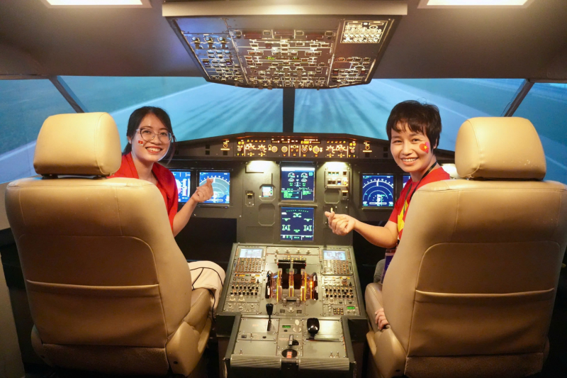 Dấu ấn Vietnam Airlines tại Triển lãm Thành tựu đất nước -0