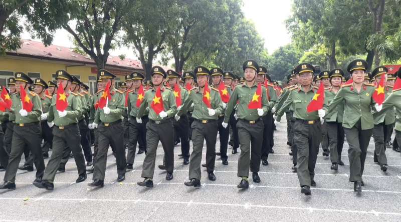 Quyết tâm tập luyện để Lễ kỷ niệm 80 năm Cách mạng tháng Tám và Quốc khánh 2/9 thêm nhiều dấu ấn -0