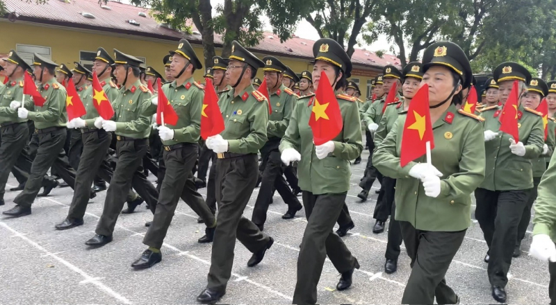 Quyết tâm tập luyện để Lễ kỷ niệm 80 năm Cách mạng tháng Tám và Quốc khánh 2/9 thêm nhiều dấu ấn -0