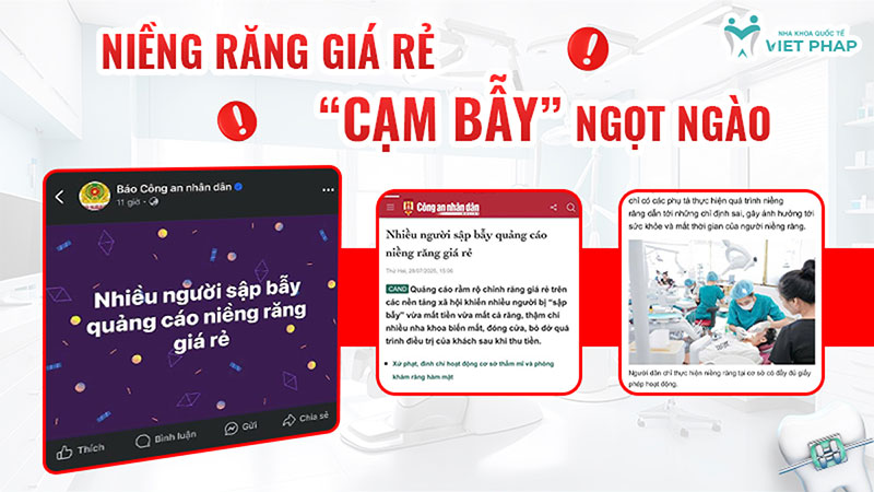Niềng răng giá rẻ – Bẫy “đổi đời” khiến nhiều người tiền mất, răng lệch -0