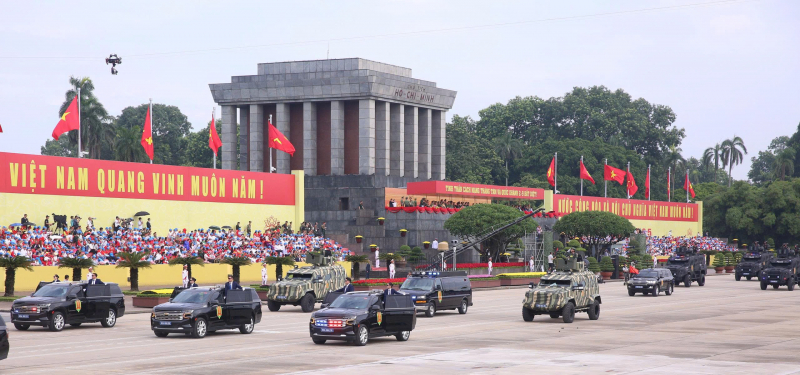 Cận cảnh các khối diễu binh hùng hậu của lực lượng CAND tại Lễ tổng duyệt A80 -0