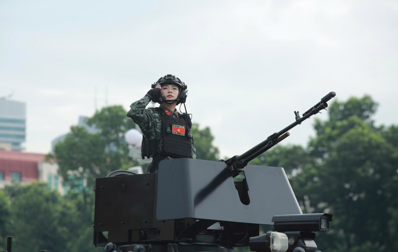 Cận cảnh các khối diễu binh hùng hậu của lực lượng CAND tại Lễ tổng duyệt A80 -0