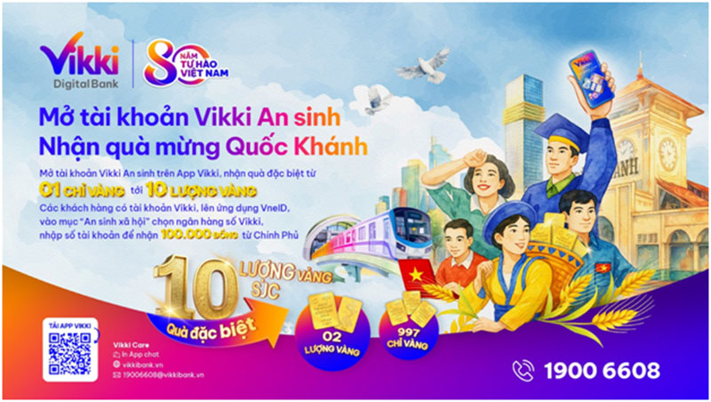 Vikki Bank tặng 1.100 điện thoại thông minh 5G cho người nghèo lan toả niềm vui Quốc khánh -0