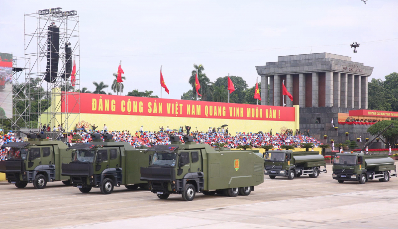 Cận cảnh các khối diễu binh hùng hậu của lực lượng CAND tại Lễ tổng duyệt A80 -3