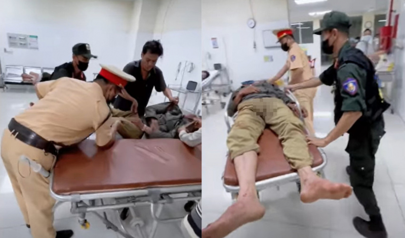 CSGT Đồng Nai kịp thời mở đường đưa người bị nạn đi cấp cứu -0