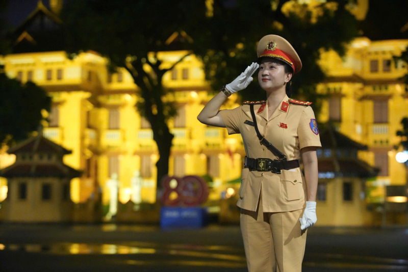 Những hành động đẹp của Công an Thủ đô trong chương trình Tổng duyệt A80 -1