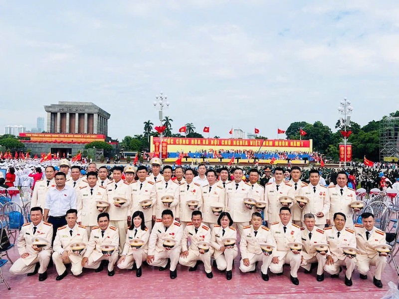 Những hành động đẹp của Công an Thủ đô trong chương trình Tổng duyệt A80 -0