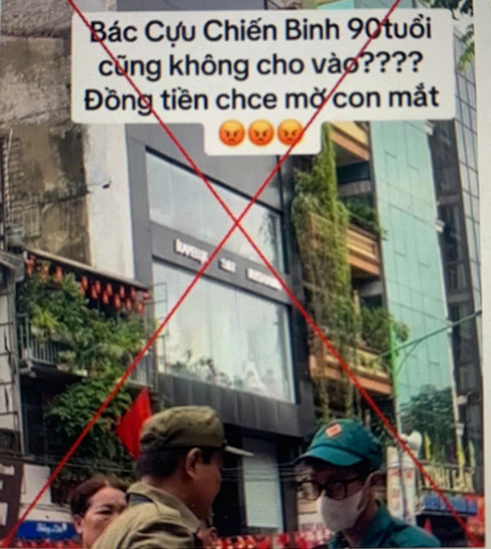 Đăng tải thông tin sai sự thật về bác cựu chiến binh 90 tuổi không được xem diễu binh, một trường hợp bị xử lý -0