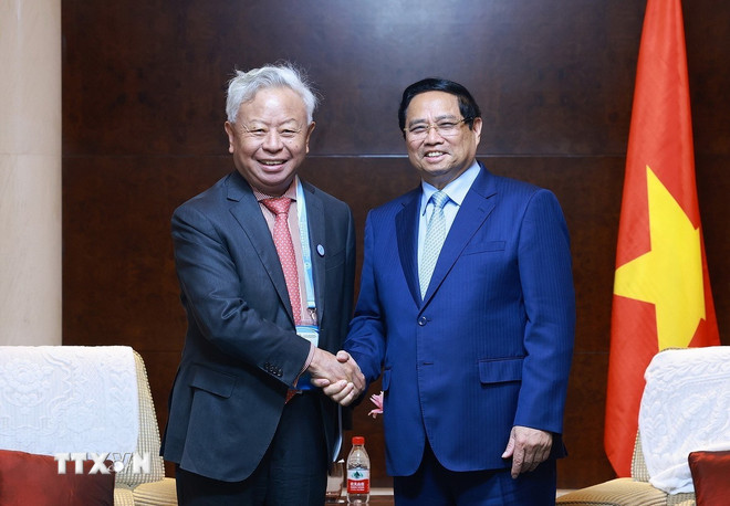 Thủ tướng Phạm Minh Chính làm việc với các Tập đoàn hàng đầu của Trung Quốc -0