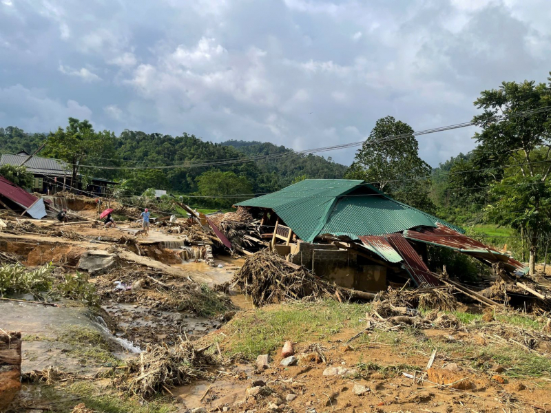 Yên Nhân ngổn ngang sau bão số 5: Hơn 120 nhân khẩu vẫn chưa thể trở về nhà -0