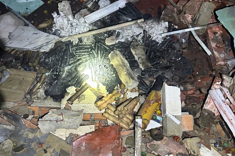 Phát hiện nhiều dụng cụ chế pháo ở hiện trường vụ nổ tại Lâm Đồng -0