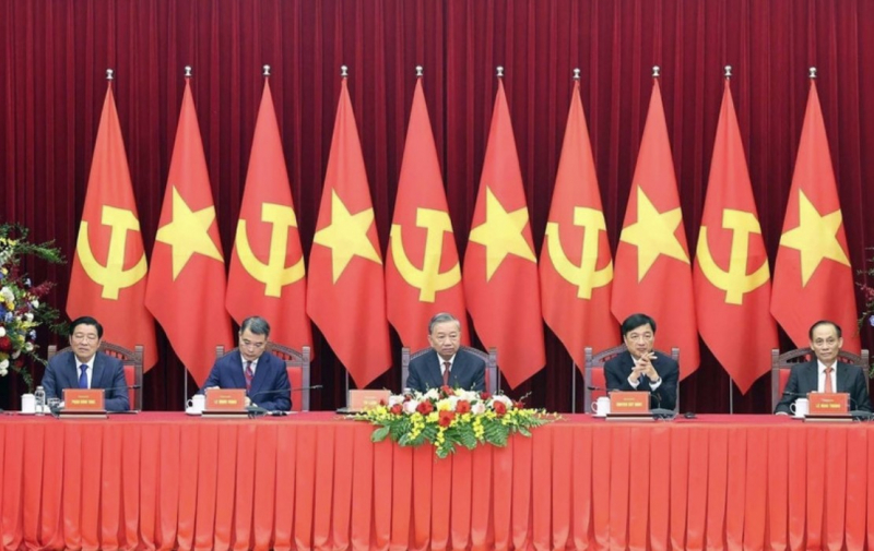 Tổng Bí thư Tô Lâm tiếp Trưởng đoàn chính đảng các nước -0