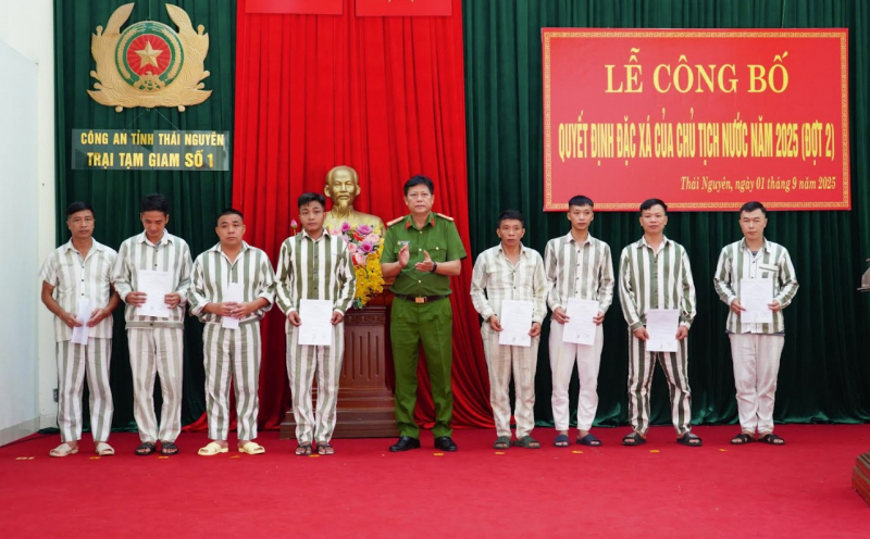 Công bố Quyết định đặc xá của Chủ tịch nước nhân dịp Quốc khánh 2/9 -0