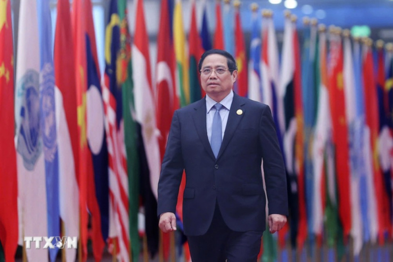 Hội nghị Thượng đỉnh SCO: Thủ tướng Phạm Minh Chính gặp lãnh đạo các nước -0