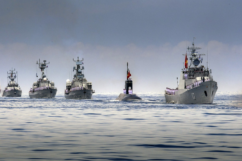 CHÙM ẢNH: Sức mạnh của lực lượng vũ trang trên biển -0