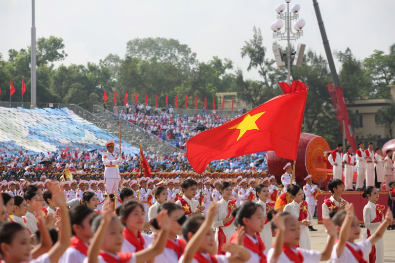 Sắc màu nghệ thuật trong bản hùng ca diễu binh, diễu hành Quốc khánh -1