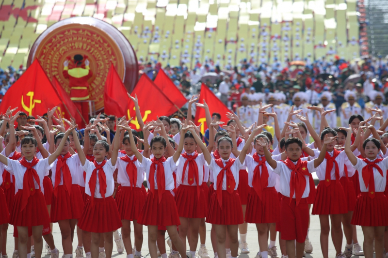 Sắc màu nghệ thuật trong bản hùng ca diễu binh, diễu hành Quốc khánh -5