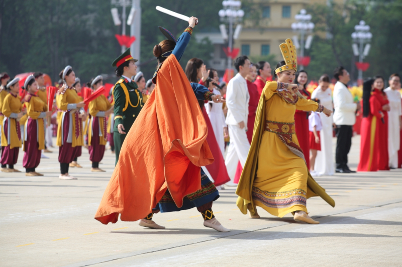 Sắc màu nghệ thuật trong bản hùng ca diễu binh, diễu hành Quốc khánh -8