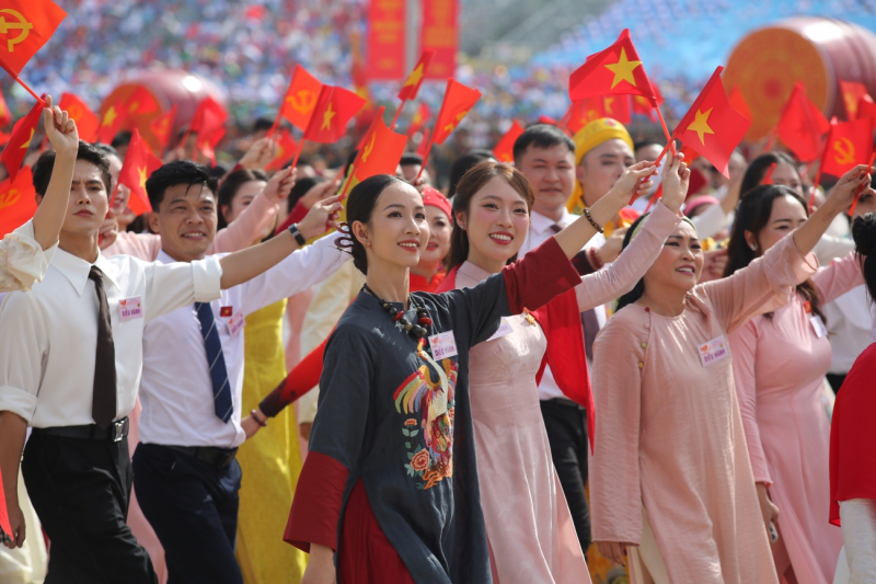 Sắc màu nghệ thuật trong bản hùng ca diễu binh, diễu hành Quốc khánh -7