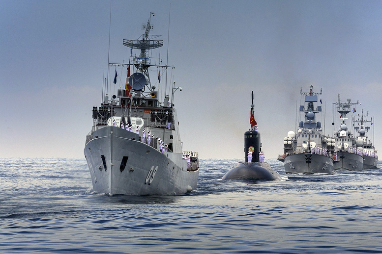 CHÙM ẢNH: Sức mạnh của lực lượng vũ trang trên biển -4