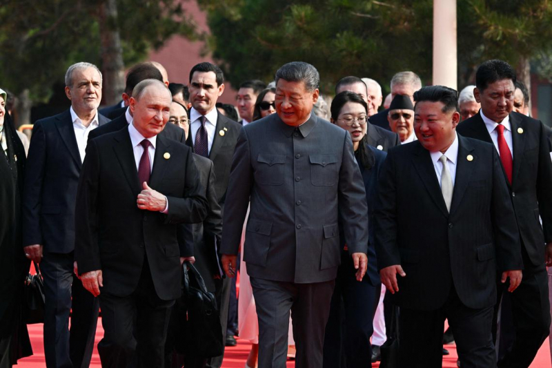 Hình ảnh ấn tượng Lễ duyệt binh kỷ niệm 80 năm Chiếc thắng phát xít của Trung  -0