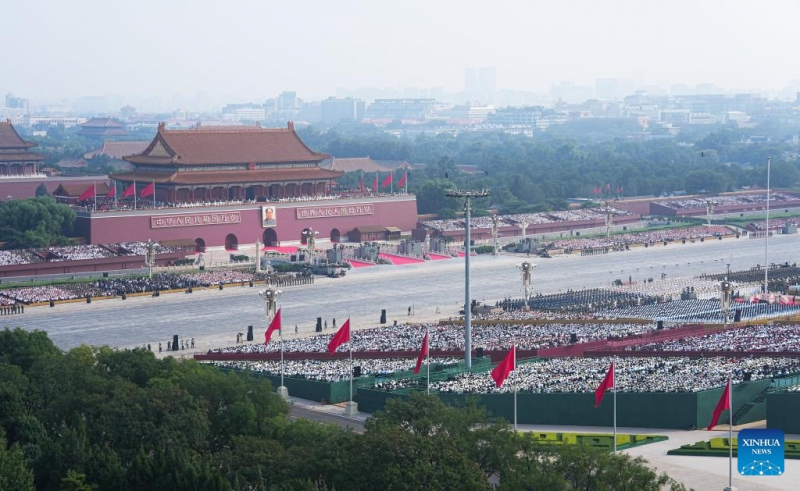 Hình ảnh ấn tượng Lễ duyệt binh kỷ niệm 80 năm Chiếc thắng phát xít của Trung  -0