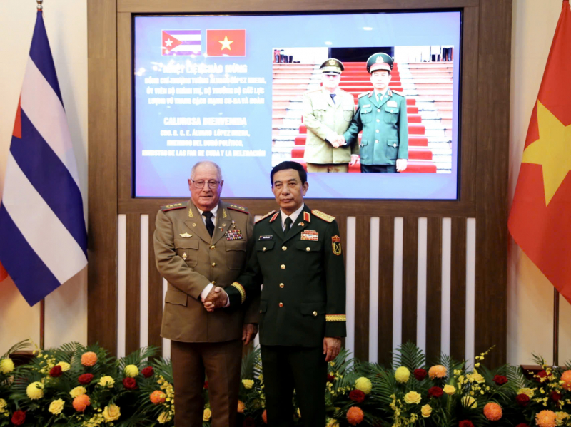 Việt Nam  - Cuba ký kết kế hoạch hợp tác 3 năm trong lĩnh vực quốc phòng -0