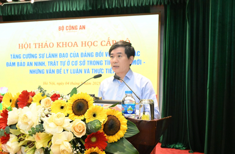 Khẳng định vai trò quan trọng tăng cường sự lãnh đạo của Đảng đối với công tác đảm bảo ANTT ở cơ sở -0