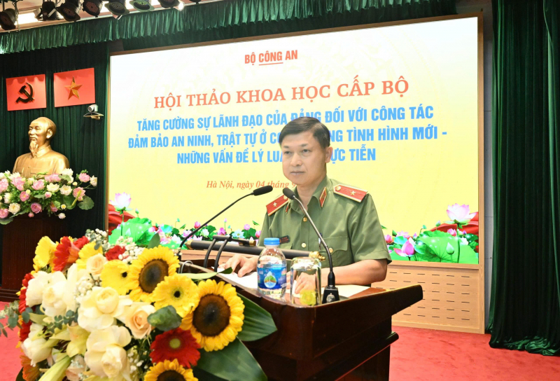 Khẳng định vai trò quan trọng tăng cường sự lãnh đạo của Đảng đối với công tác đảm bảo ANTT ở cơ sở -0