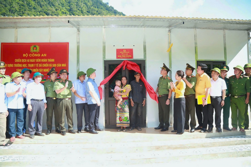 Thư cảm ơn Bộ Công an về sự hỗ trợ nhân dân khắc phục sau lũ