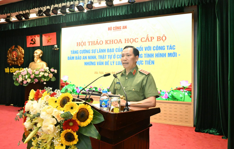 Khẳng định vai trò quan trọng tăng cường sự lãnh đạo của Đảng đối với công tác đảm bảo ANTT ở cơ sở -0