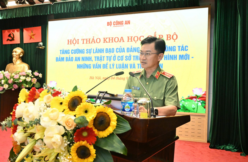 Khẳng định vai trò quan trọng tăng cường sự lãnh đạo của Đảng đối với công tác đảm bảo ANTT ở cơ sở -0