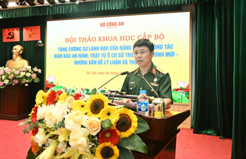 Khẳng định vai trò quan trọng tăng cường sự lãnh đạo của Đảng đối với công tác đảm bảo ANTT ở cơ sở -0