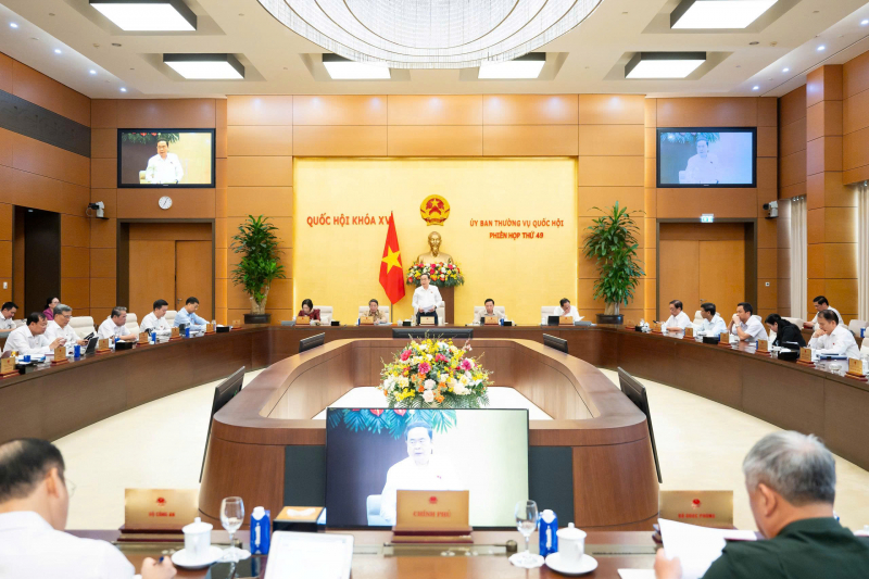 Ủy ban Thường vụ Quốc hội khai mạc Phiên họp thứ 49
